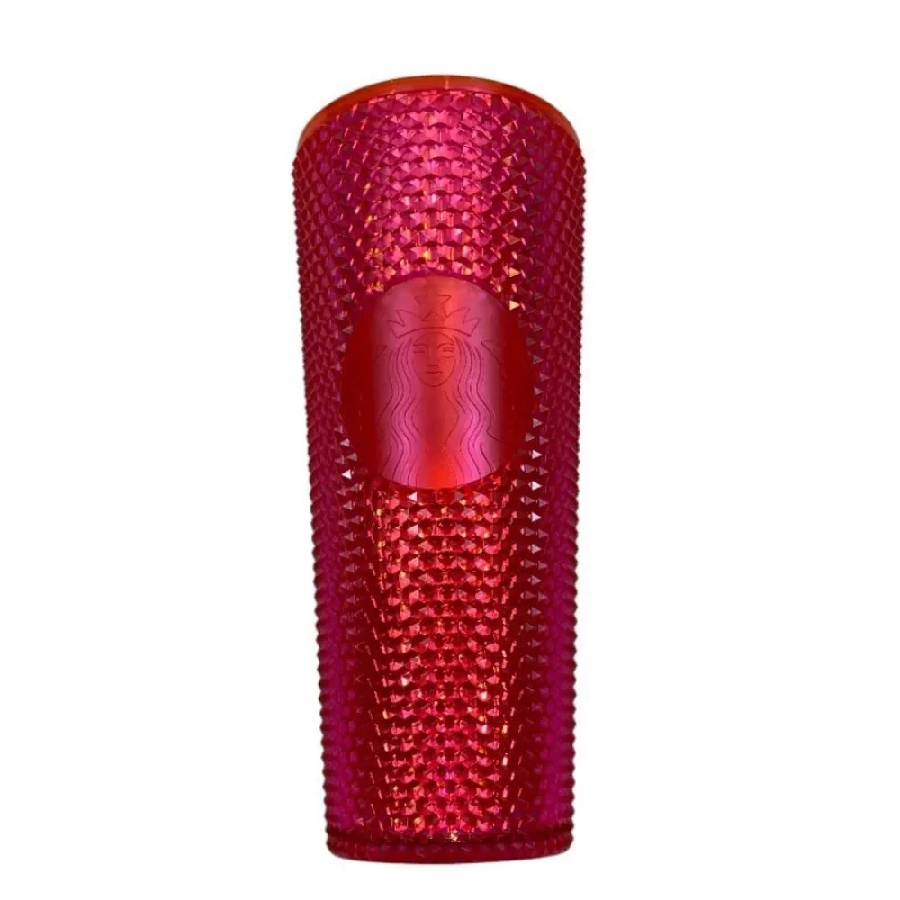 Starbucks Pink Studded Holiday 2019 Tumbler‎ Without Lid and Straw